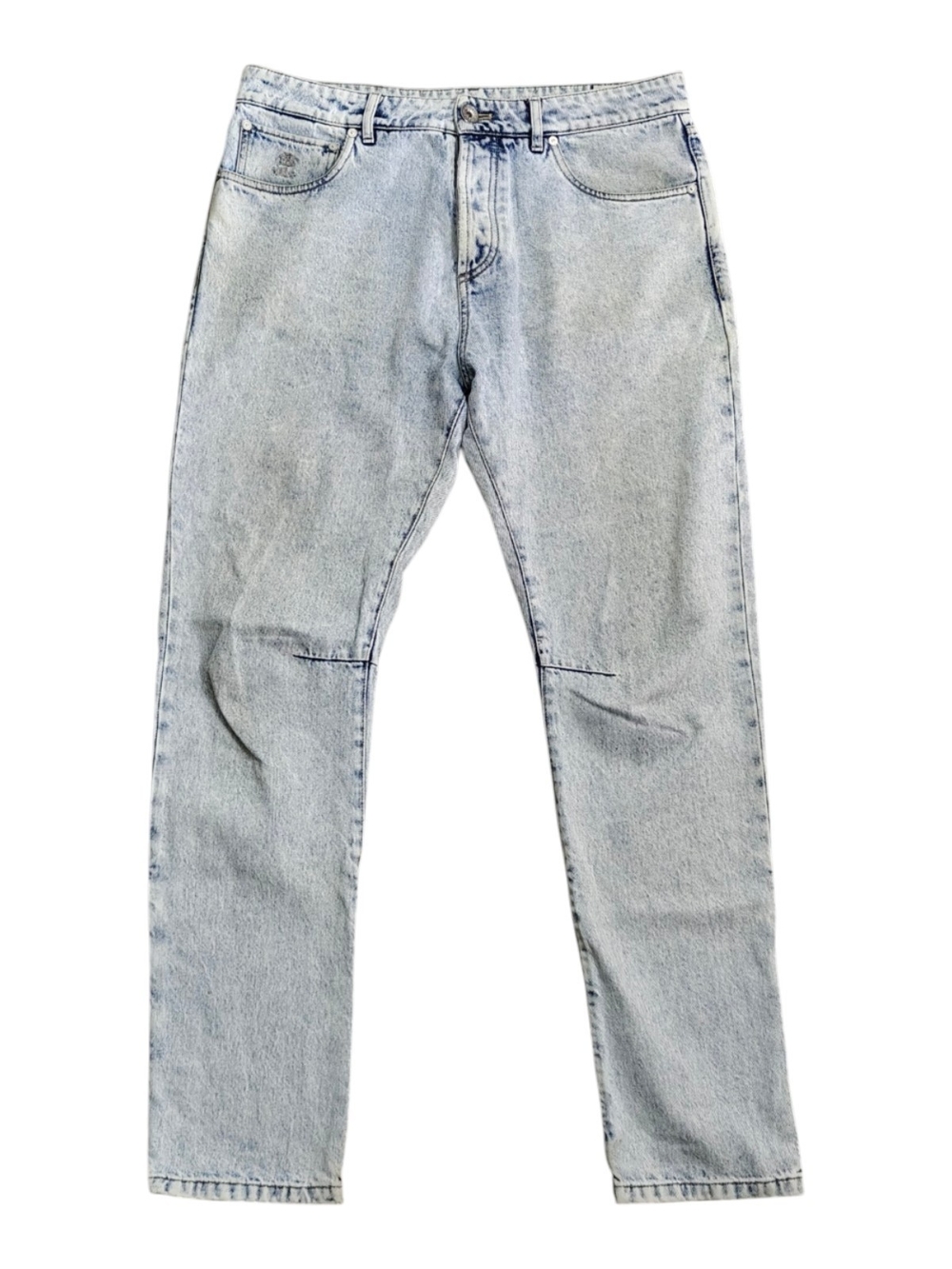 Brunello Cucinelli Light Blue Slim Straight Jeans